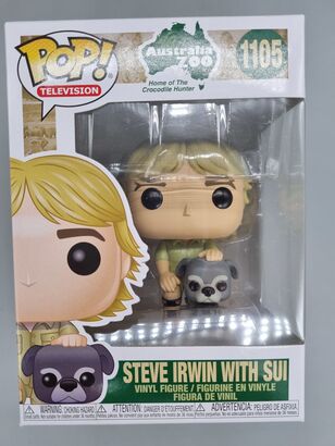 #1105 Steve Irwin (with Sui) Crocodile Hunter Australia Zoo