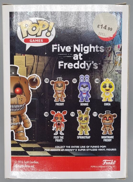 Figurine Five Nights At Freddys - Spring Trap Pop 10cm - Funko