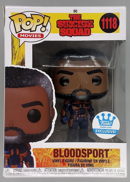 #1118 Bloodsport (Unmasked)  The Suicide Squad  Funko DAMAGE