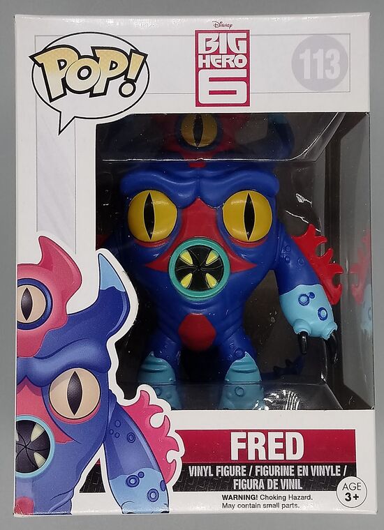 #113 Fred - Disney Big Hero 6 - BOX DAMAGE