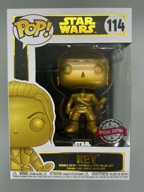 #114 Rey (Resistance Outfit, Gold) - Star Wars
