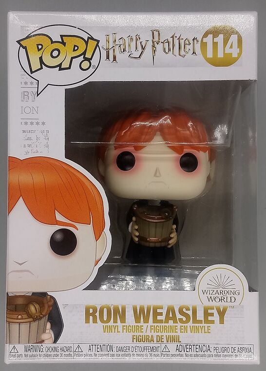 #114 Ron Weasley (w/ Slugs) - Harry Potter - BOX DAMAGE