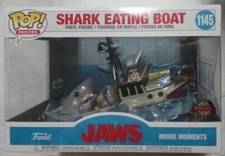 #1145 Shark Eating Boat - Movie Moment - JAWS