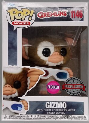 #1146 Gizmo (w/ 3D Glasses) - Flocked - Gremlins DAMAGED