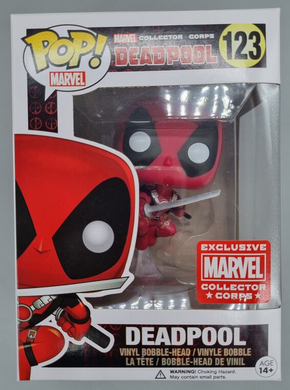 #123 Deadpool (Leaping) - Marvel Collector Corps
