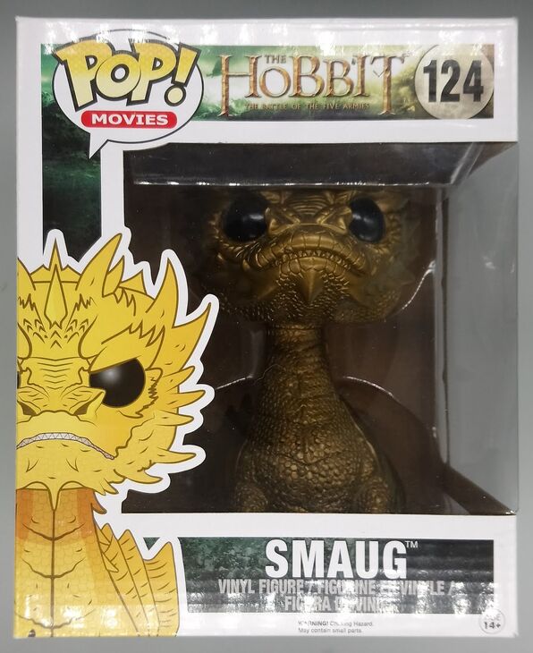 #124 Smaug (Gold) - 6 Inch Metallic - The Hobbit