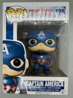 #125 Captain America  Marvel Captain America Civil Wa DAMAGE