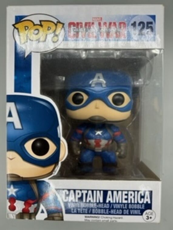 #125 Captain America  Marvel Captain America Civil Wa DAMAGE