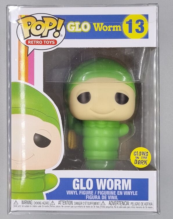 13 Glo Worm - Glow GITD - Pop Retro Toys – Funko Pops
