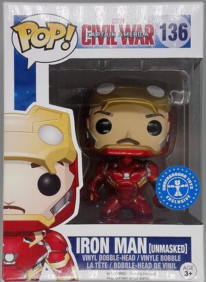 #136 Iron Man (Unmasked) - Captain America Civil War