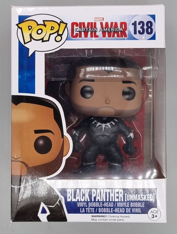 #138 Black Panther Unmasked Marvel Captain America Civil War