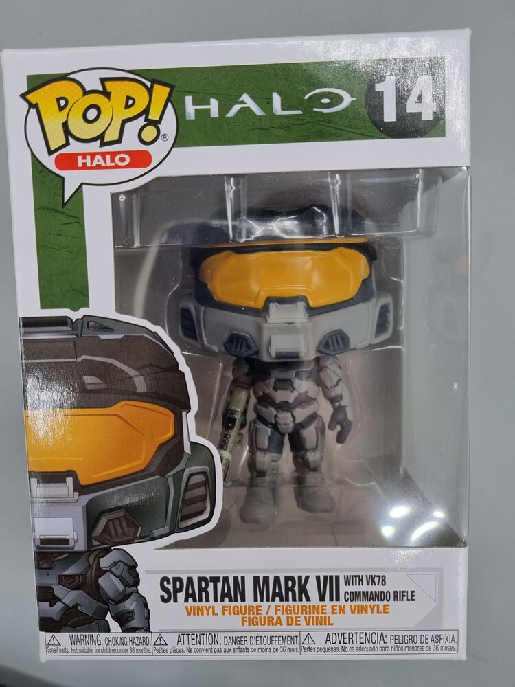 #14 Spartan Mark VII (with VK78 Commando Rifle) Halo – Funko Pops