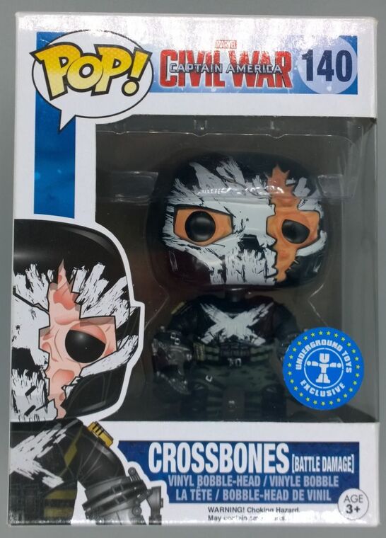 #140 Crossbones (Battle Damage) Marvel Captain America Civil