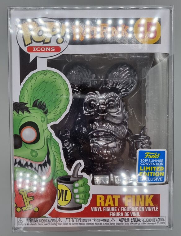 #15 Rat Fink (Gray) - Chrome -  2019 Con