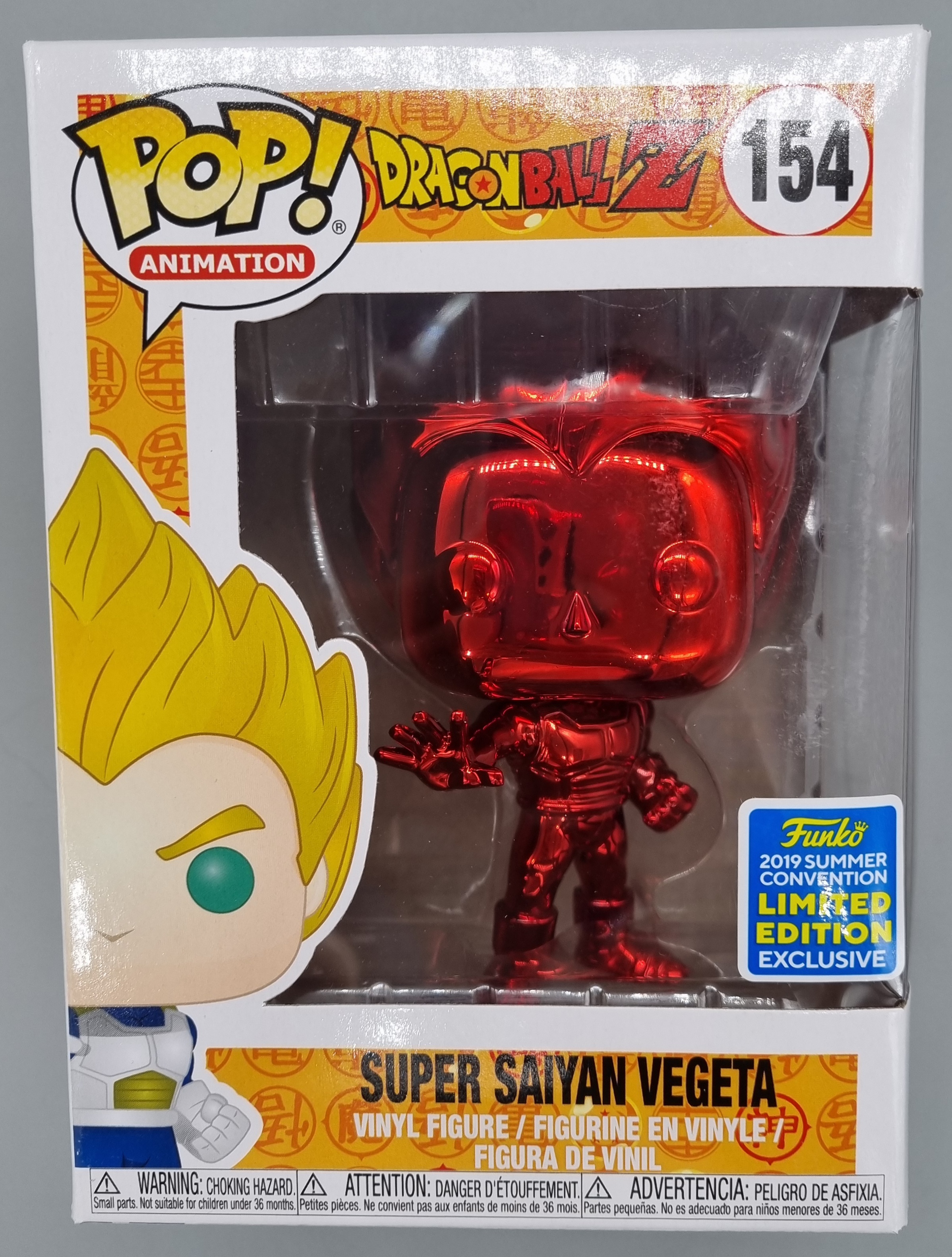 154 Super Saiyan Vegeta (Red) Chrome 