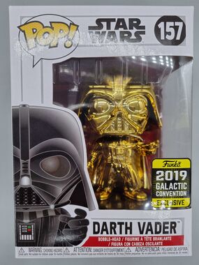 #157 Darth Vader (Force Choke, Gold) Chrome Star Wars 2019 C