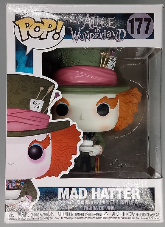 #177 Mad Hatter - Disney Alice in Wonderland - BOX DAMAGE