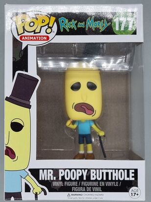 #177 Mr. Poopy Butthole - Rick and Morty - BOX DAMAGE