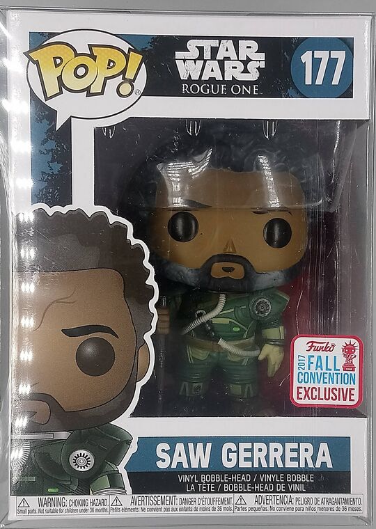 #177 Saw Gerrera (w/ Hair) - Star Wars Rogue One - 2017 Con