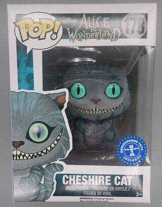 #178 Cheshire Cat - Flocked - Disney Alice in Wonderland