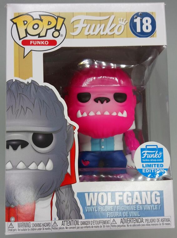 #18 Wolfgang (Pink) - Pop Funko (Originals) Limited Edition