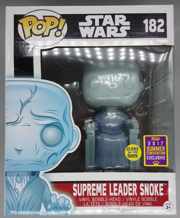 #182 Supreme Leader Snoke (Holographic) 6 Inch Glow Star War