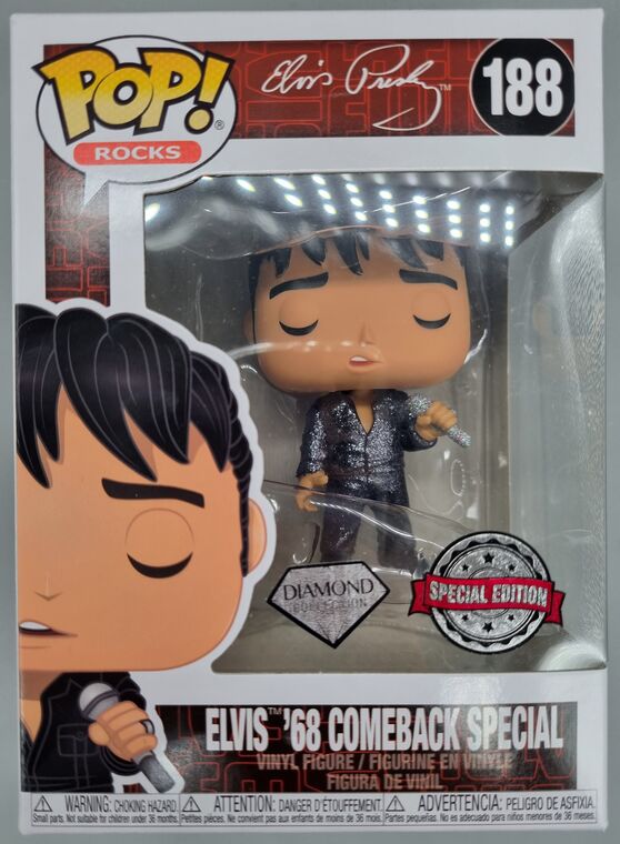 #188 Elvis ('68 Comeback Special) - Diamond - Rocks