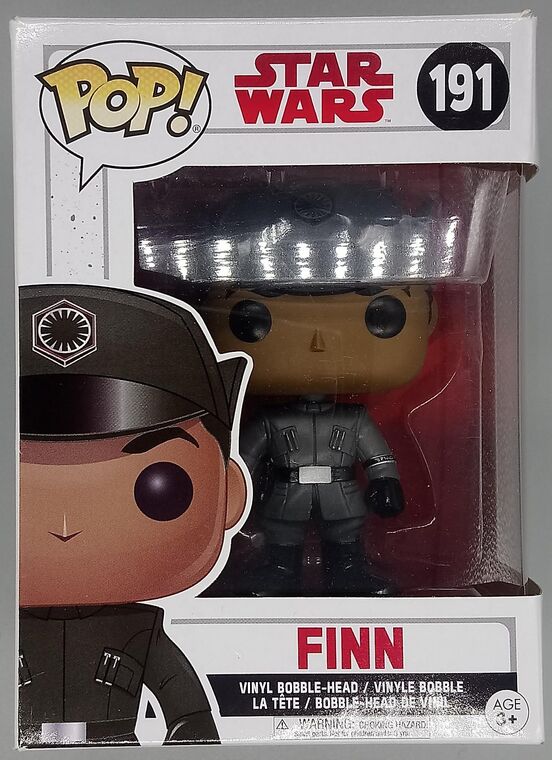 #191 Finn (Imperial Disguise) Star Wars Last Jedi BOX DAMAGE