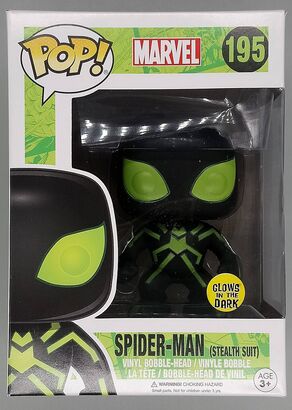 #195 Spider-Man (Stealth Suit) - Glow - Marvel