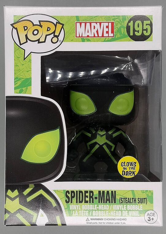#195 Spider-Man (Stealth Suit) - Glow - Marvel
