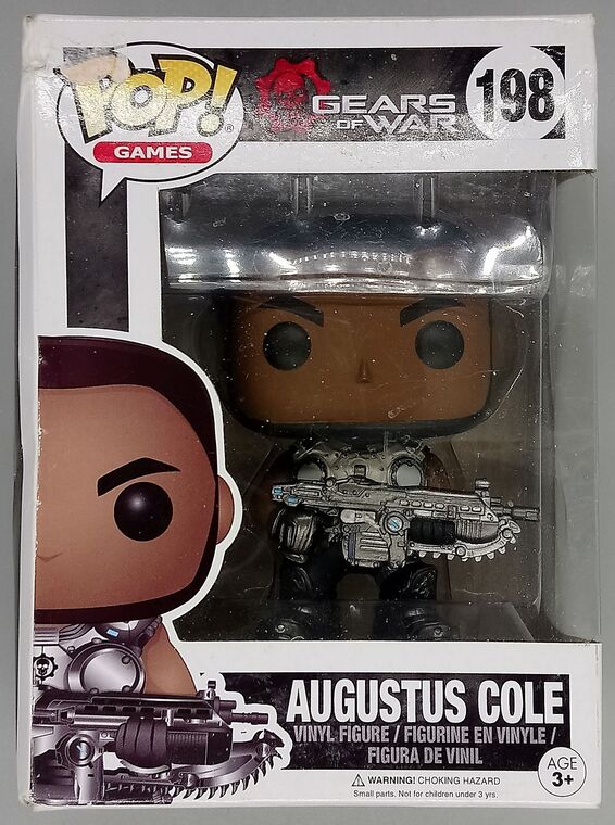 #198 Augustus Cole - Gears of War - BOX DAMAGE