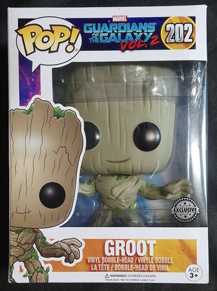 #202 Groot  10 Inch  Marvel Guardians of the Galaxy 2 DAMAGE