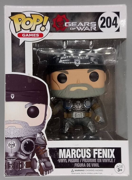 #204 Marcus Fenix (Old) - Gears of War - BOX DAMAGE