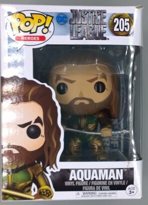 #205 Aquaman - DC Justice League - BOX DAMAGE