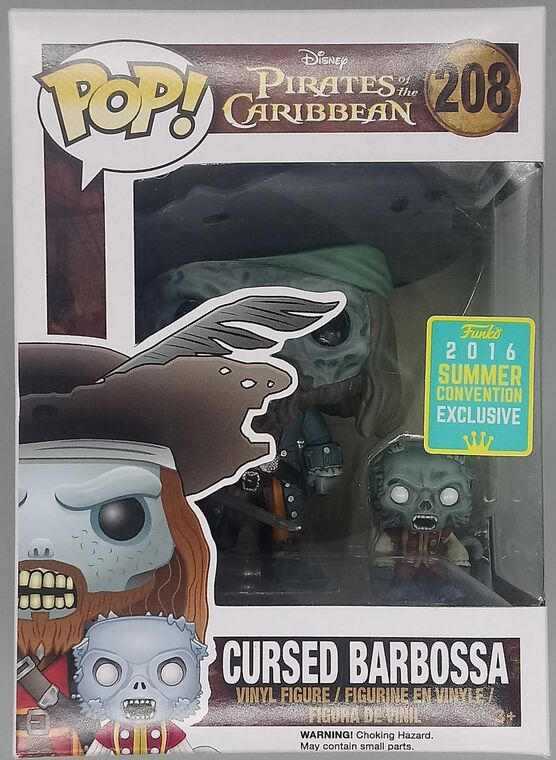 #208 Cursed Barbossa (w/ Monkey) - Pirates Of The Caribbean