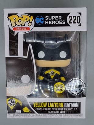 #220 Yellow Lantern Batman Glow - DC Super Heroes