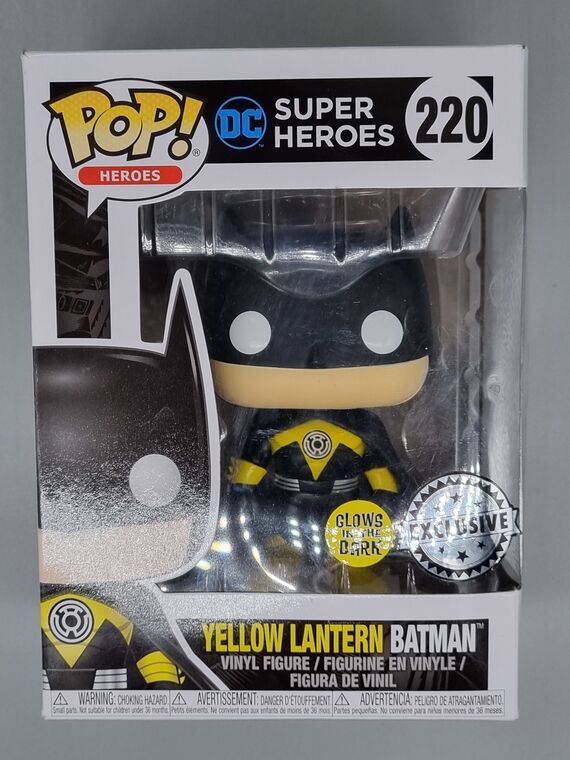 #220 Yellow Lantern Batman Glow - DC Super Heroes