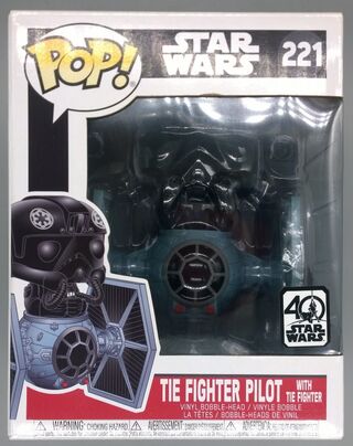 #221 TIE Fighter Pilot (with TIE Fighter) Deluxe Star Wars