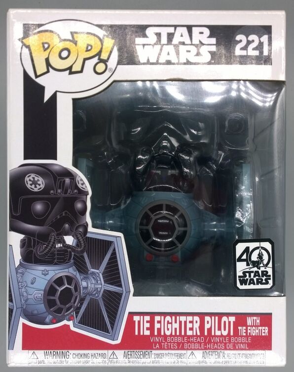 #221 TIE Fighter Pilot (with TIE Fighter) Deluxe Star Wars