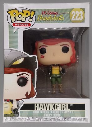 #223 Hawkgirl - DC Bombshells - BOX DAMAGE
