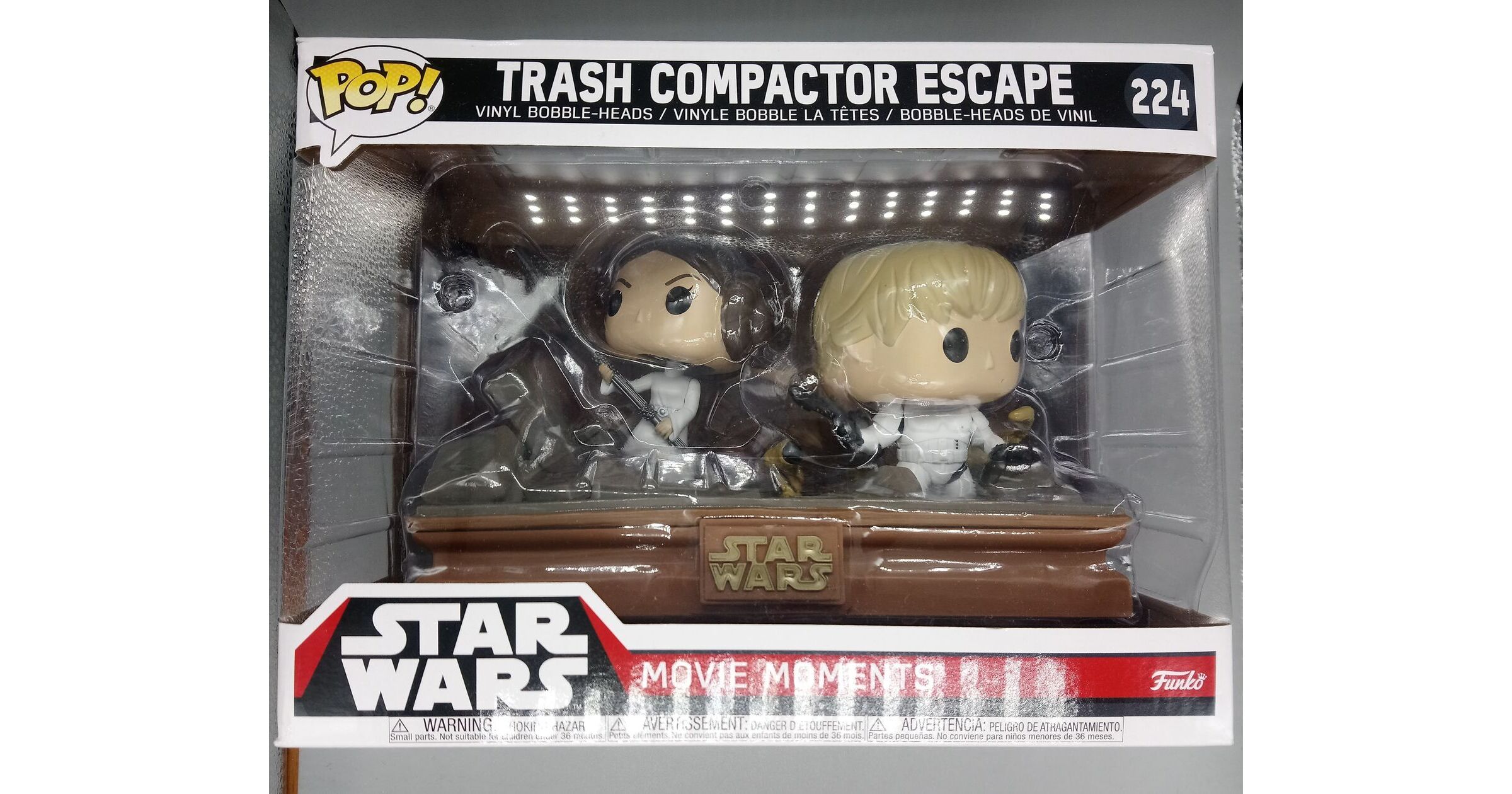 224 Trash Compactor Escape Movie Moment Star Wars Funko Pops