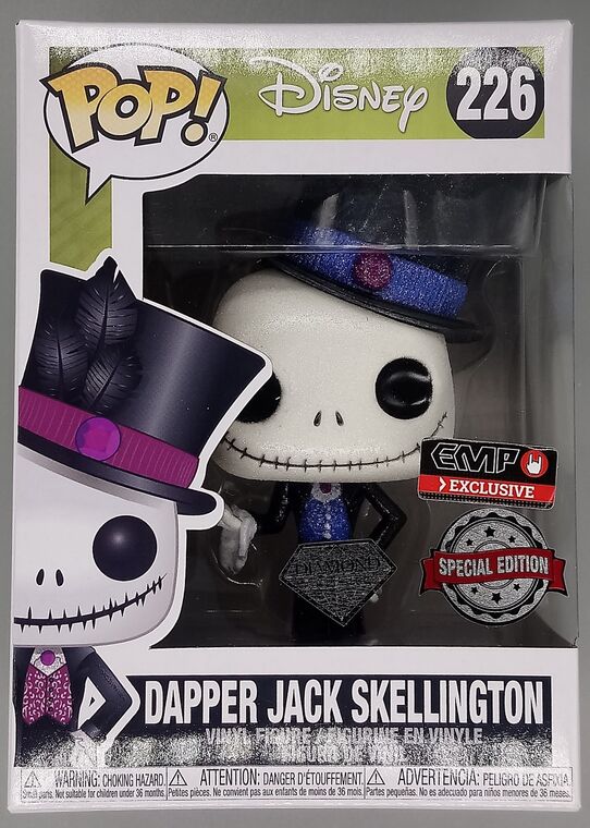 #226 Dapper Jack Skellington - Diamond - Disney TNBC