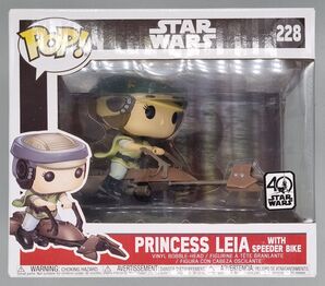 #228 Princess Leia (with Speeder Bike) Deluxe Star Wars