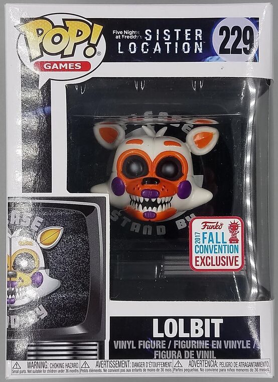 #229 Lolbit Pop Games Five Nights At Freddys Sister Location