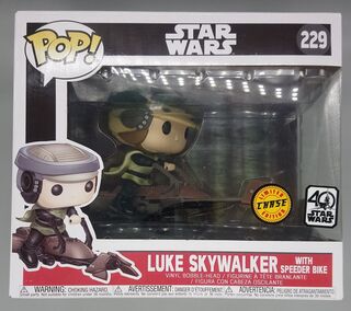 #229 Luke Skywalker (with Speeder Bike) Deluxe Chase Star Wa