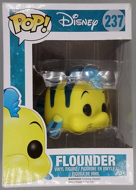 #237 Flounder - Disney The Little Mermaid - BOX DAMAGE