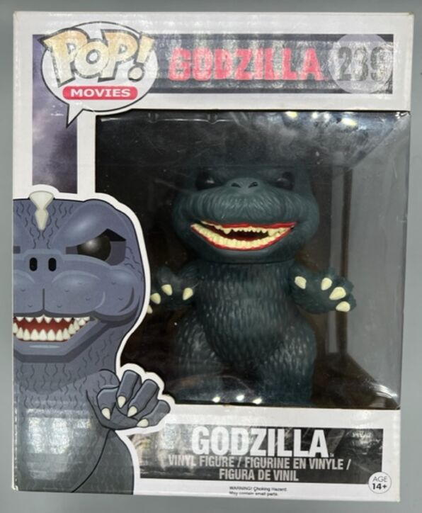 #239 Godzilla - 6 Inch - Godzilla - BOX DAMAGE