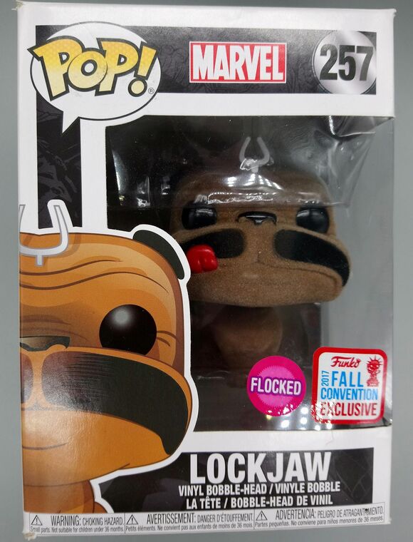 #257 Lockjaw - Flocked - Marvel - 2017 Con