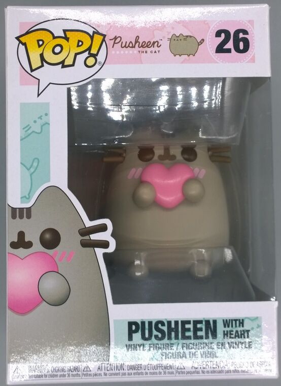 #26 Pusheen (with Heart) - Pop Pusheen
