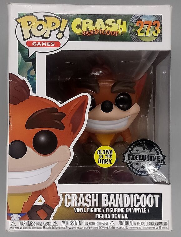#273 Crash Bandicoot - Glow - Crash Bandicoot - BOX DAMAGE